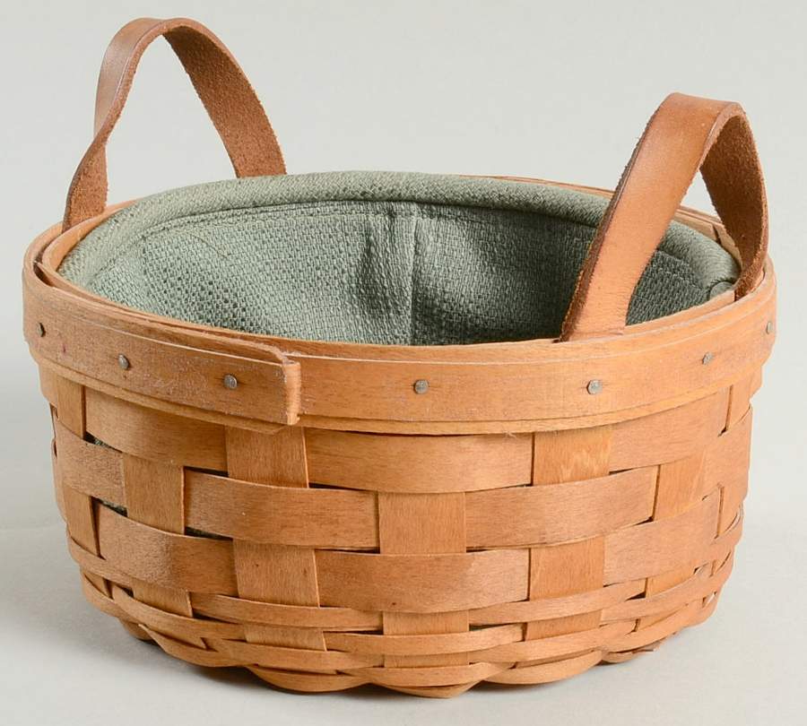 Baskets Button Basket & Liner by Longaberger-1