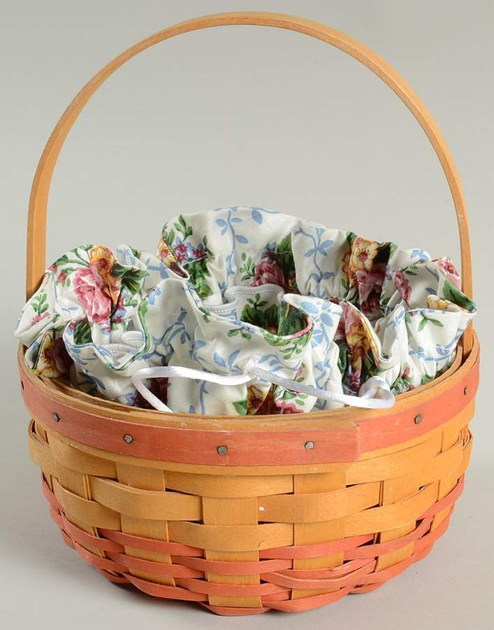 Baskets Rings N Things Basket W/Pouch by Longaberger-1