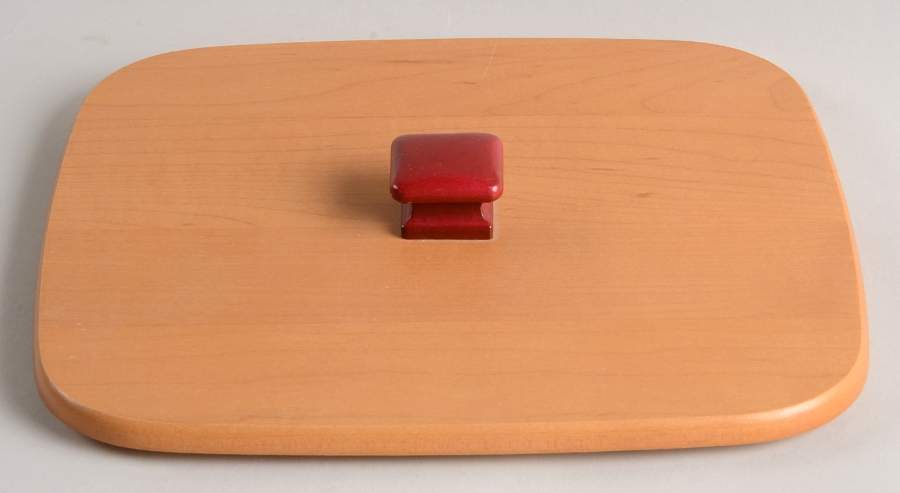 Baskets Red Knob Lid for Deck the Halls Basket by Longaberger-1
