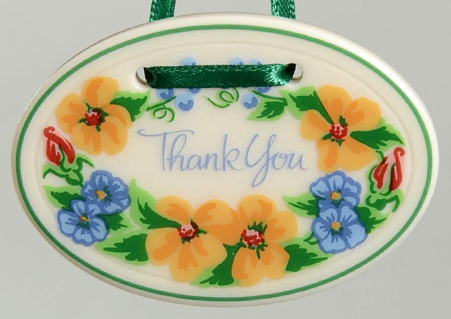Baskets Thank You Charm Tie-On for Basket by Longaberger-1
