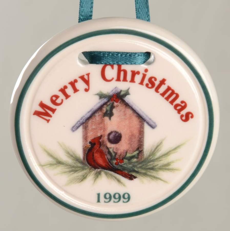 Baskets 1999 Christmas Tie-On Charm for Basket by Longaberger-1