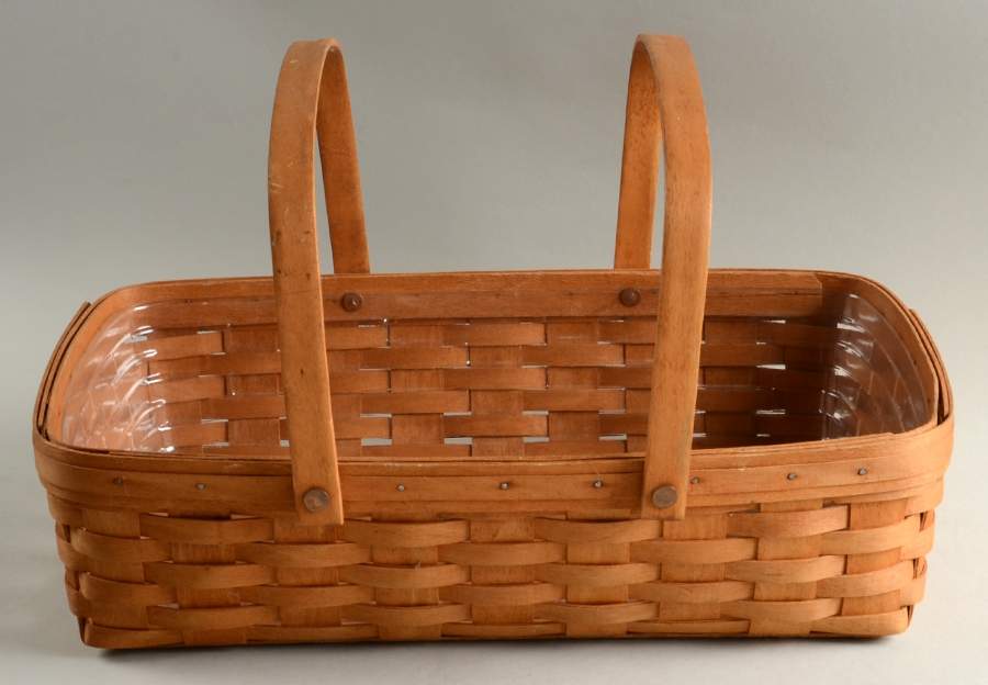 Baskets Medium Gathering Basket & Protector by Longaberger-1