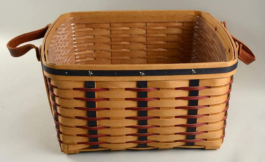 Baskets Proudly American Small Wash Day Basket & Protector by Longaberger-1