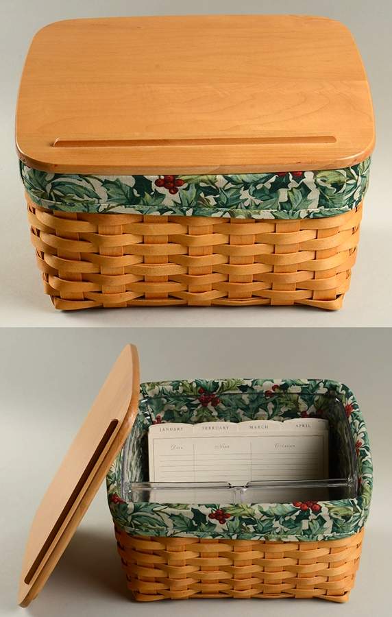 Baskets (5 Pc) Card Keeper Basket Set by Longaberger-1