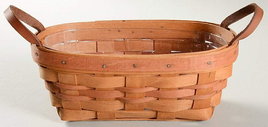 Baskets 1990 Mother's Day Basket & Protector by Longaberger-1