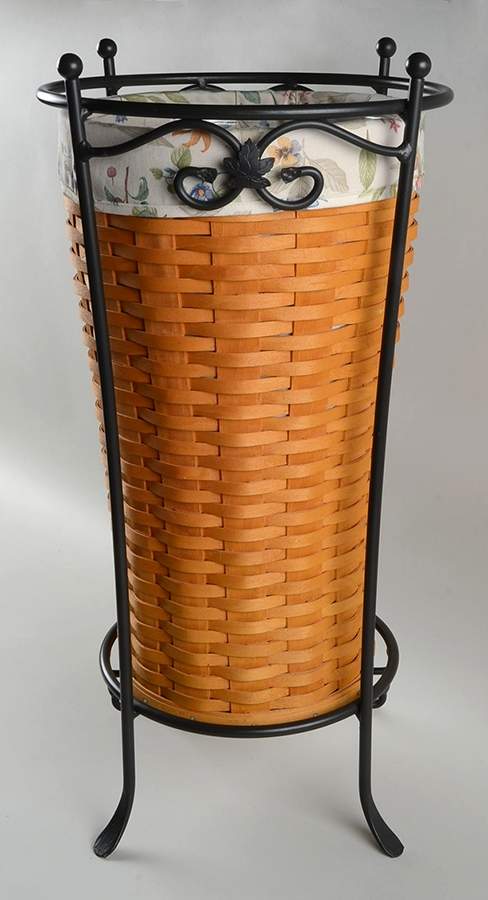 Baskets Umbrella Basket & Liner w/Protector & Metal Stand by Longaberger-1