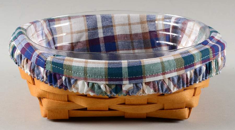 Baskets Small Catch All Basket & Liner with Protector by Longaberger-1