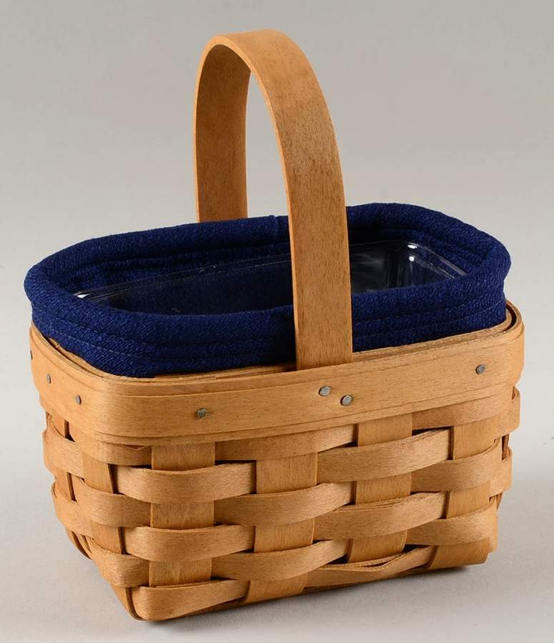 Baskets Salt & Pepper Basket with Liner,Protector&Insert by Longaberger-1
