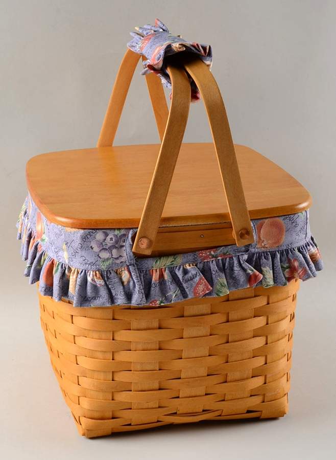 Baskets Grandma Bonnie's TwoPie w/Lid,Liner,Protector&Grip by Longaberger-1