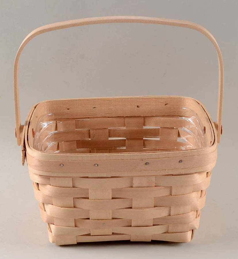 Baskets Large Swing Handle Basket & Protector by Longaberger-1