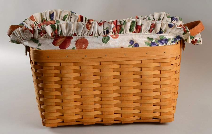 Baskets Small Wash Day Basket & Liner with Protector by Longaberger-1