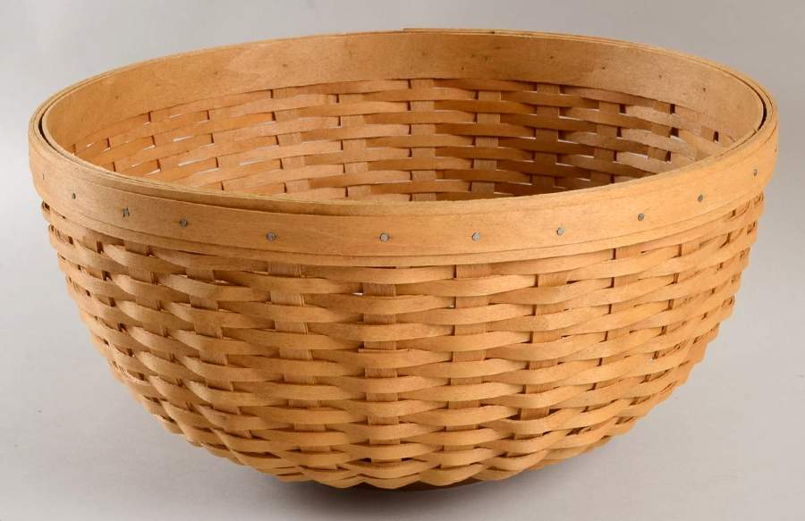 Baskets 13" Round Bowl Basket by Longaberger-1
