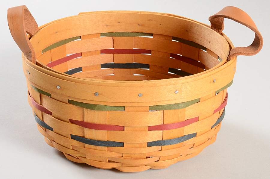 Baskets Woven Traditions Button Basket by Longaberger-1