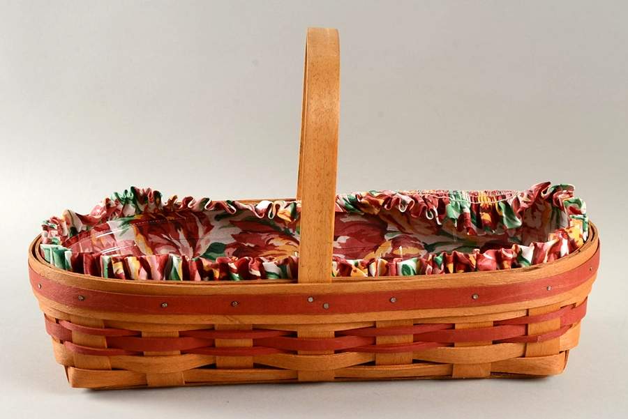 Baskets Tulip Basket W/Liner & Protector by Longaberger-1
