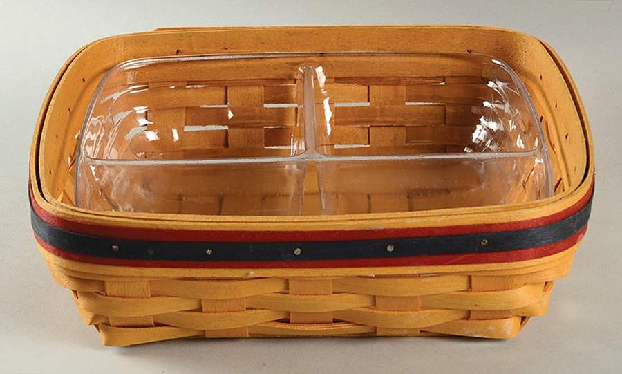 Baskets Picnic Pal Basket & Divided Protector by Longaberger-1