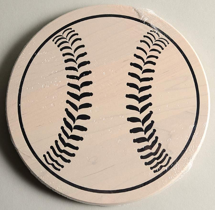 Baskets Baseball Lid for 7" Round Keeping Basket by Longaberger-1