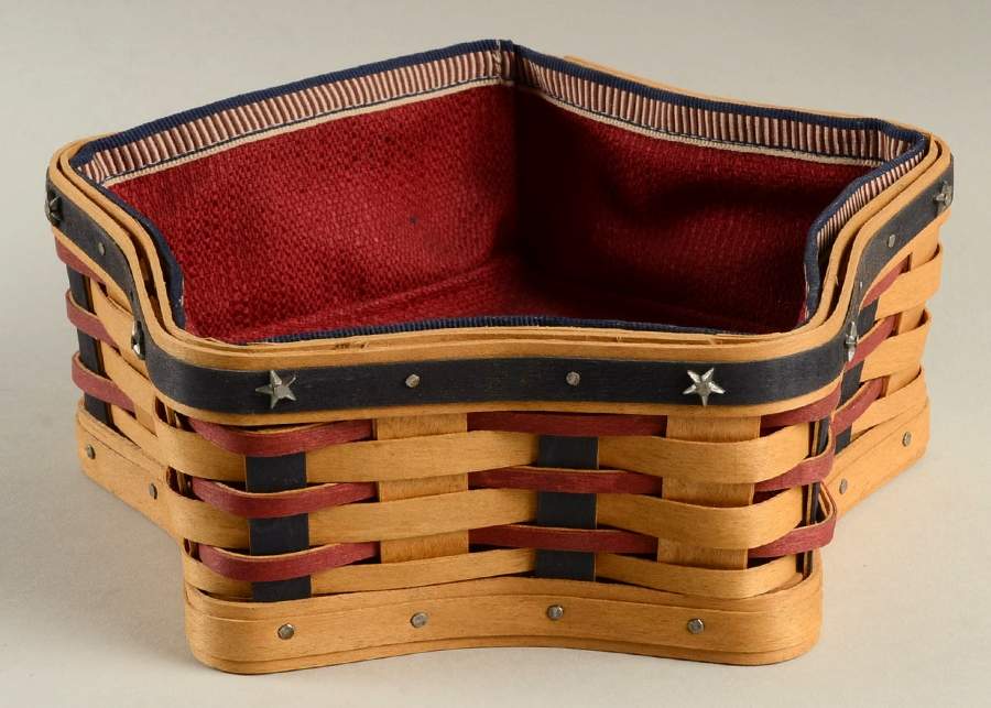Baskets Proudly American Little Star Basket & Liner by Longaberger-1