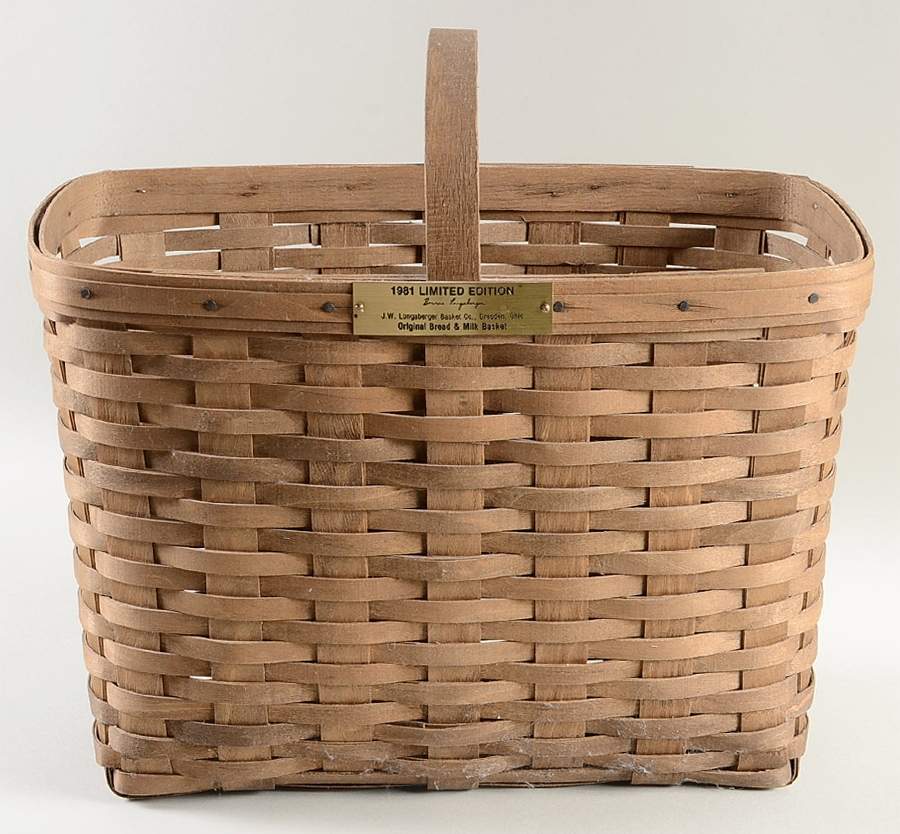 Baskets Grandma Bonnie's Bread & Milk Basket by Longaberger-1