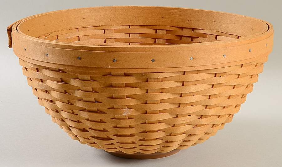 Baskets 11" Round Bowl Basket by Longaberger-1