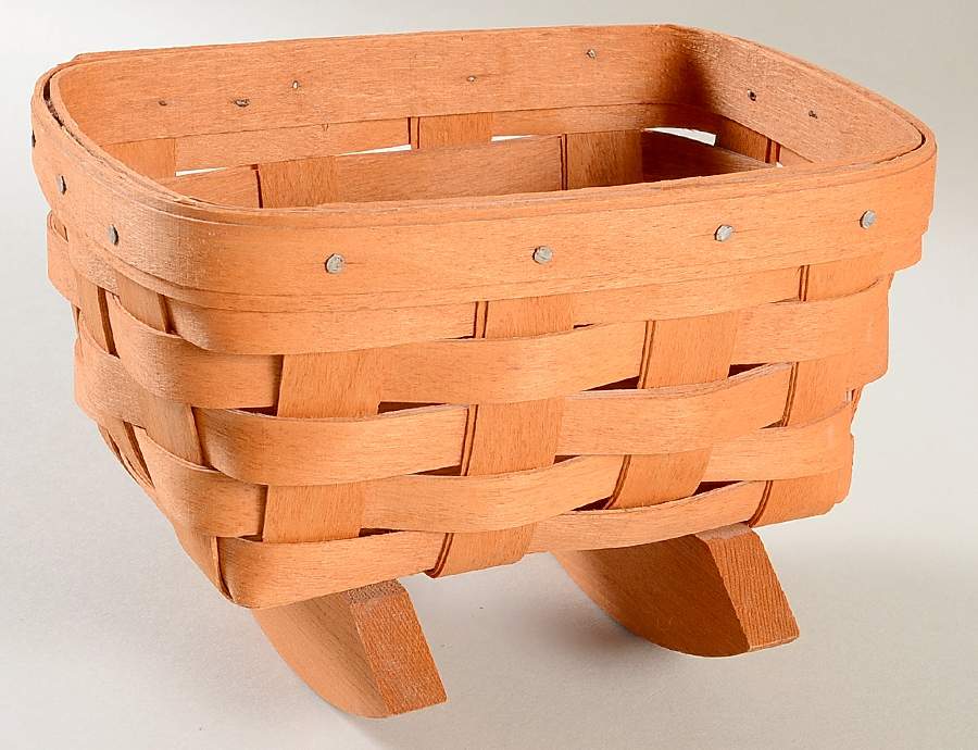 Baskets Mini Cradle Basket No Handles by Longaberger-1