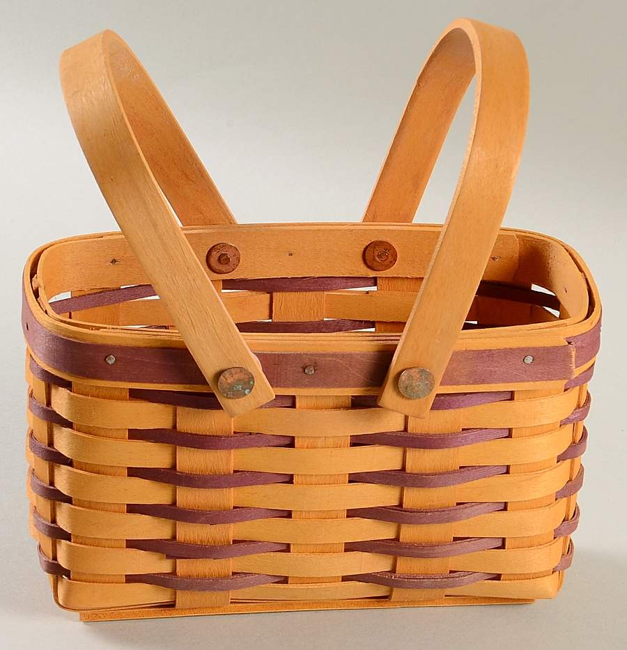 Baskets Purple Picture Perfect Basket by Longaberger-1