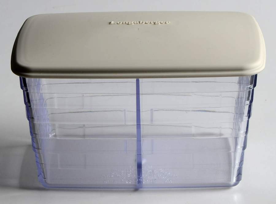 Baskets Divided Protector & Lid for Tea Basket by Longaberger-1