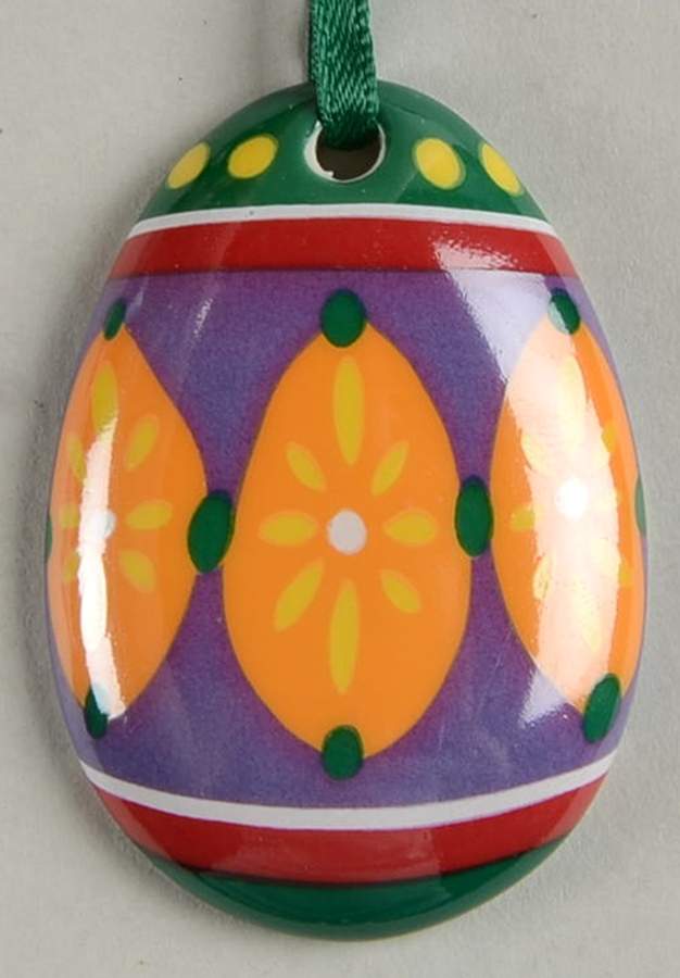 Baskets 1997 Easter Egg Tie-On Charm for Basket by Longaberger-1