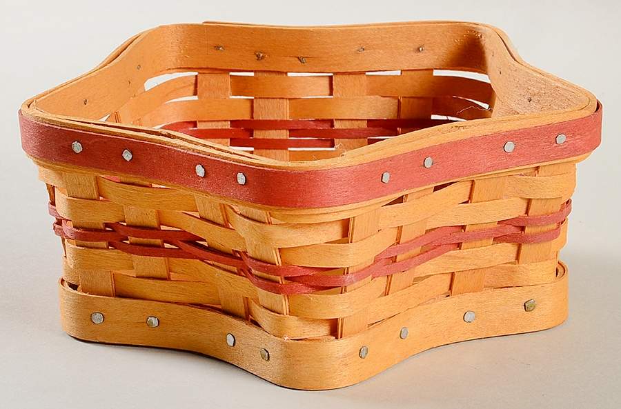 Baskets Red Twinkle Twinkle Basket by Longaberger-1
