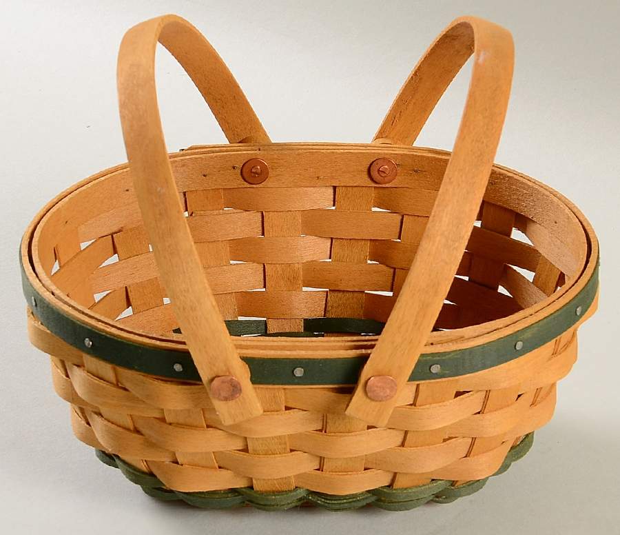 Baskets Green Gumdrop Basket by Longaberger-1