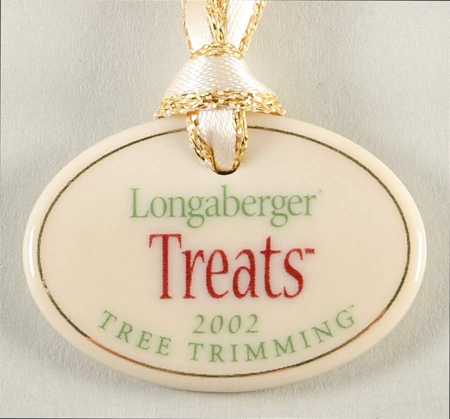 Baskets Treats Basket Charm Tie-On (Tree Trimming) by Longaberger-1