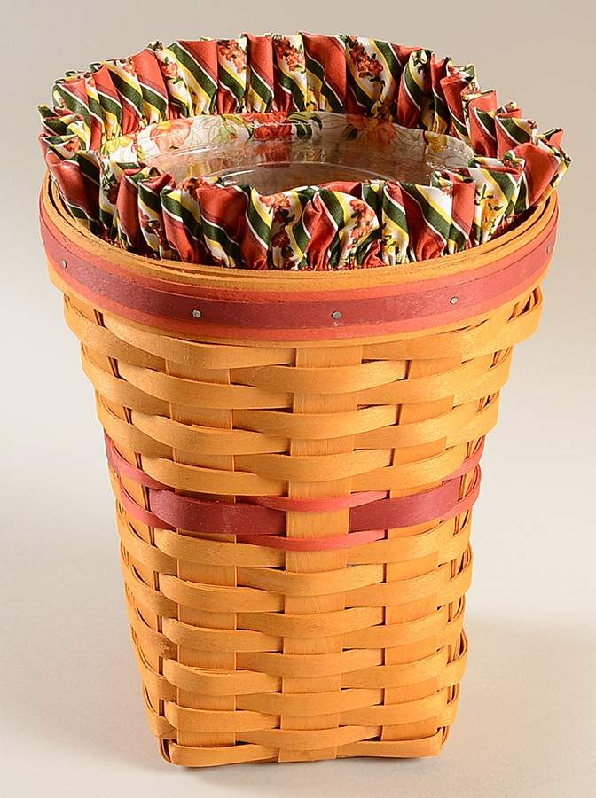 Baskets Snapdragon Basket & Liner w/Protector & Lid by Longaberger-1