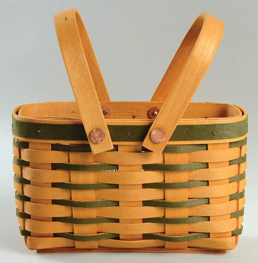 Baskets Green Picture Perfect Basket by Longaberger-1