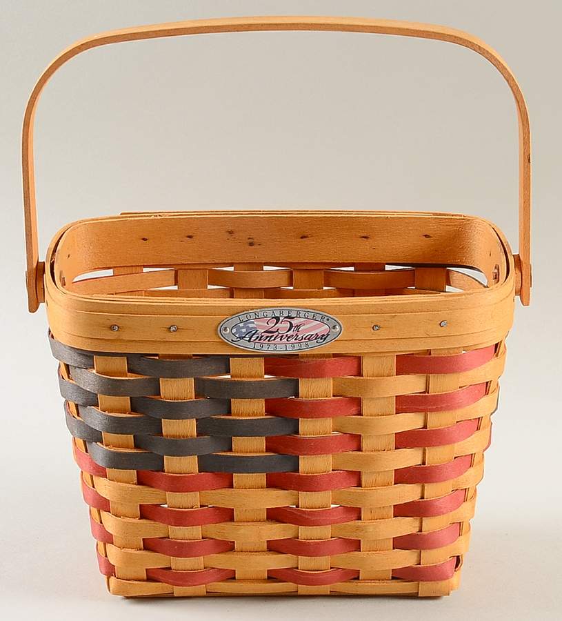 Baskets 25th Anniversary Basket (Small) by Longaberger-1