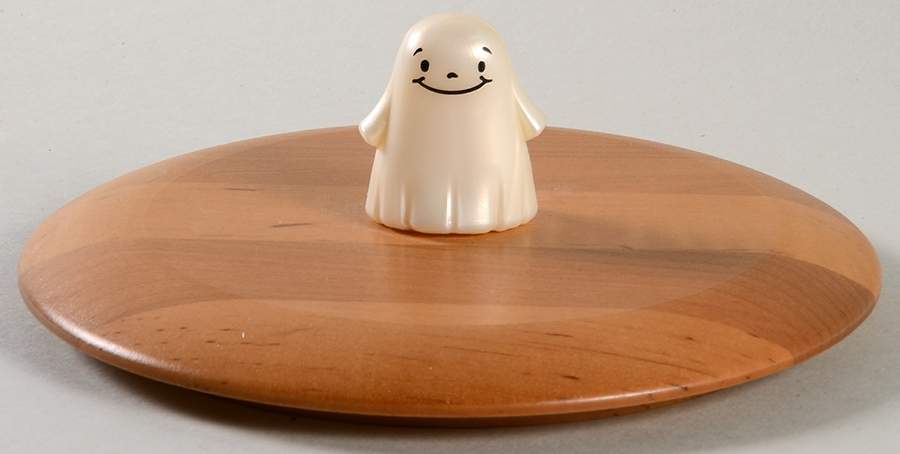 Baskets Lid with Ghost Knob for Happy Halloween Basket by Longaberger-1