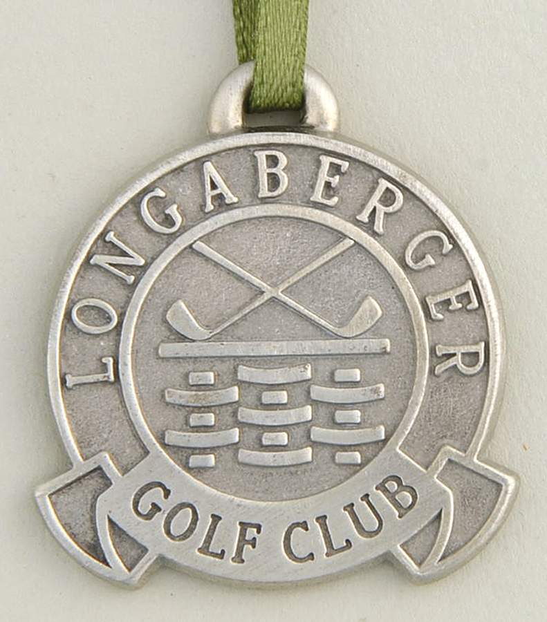 Baskets Pewter Golf Club Basket Charm Tie-On by Longaberger-1