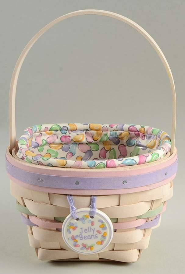 Baskets 2000 Jelly Bean Basket & Liner w/Protector & Charm by Longaberger-1
