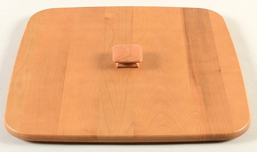 Baskets Medium Square Waste Basket Lid by Longaberger-1