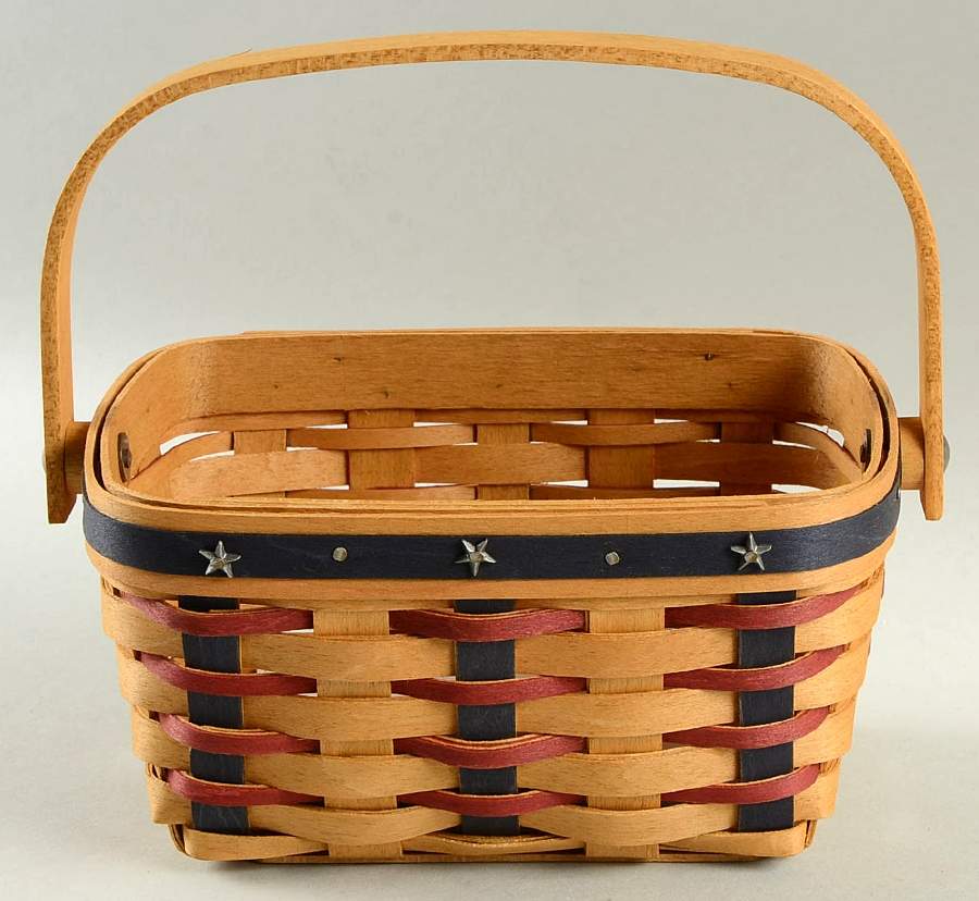 Baskets Proudly American Tea Basket by Longaberger-1
