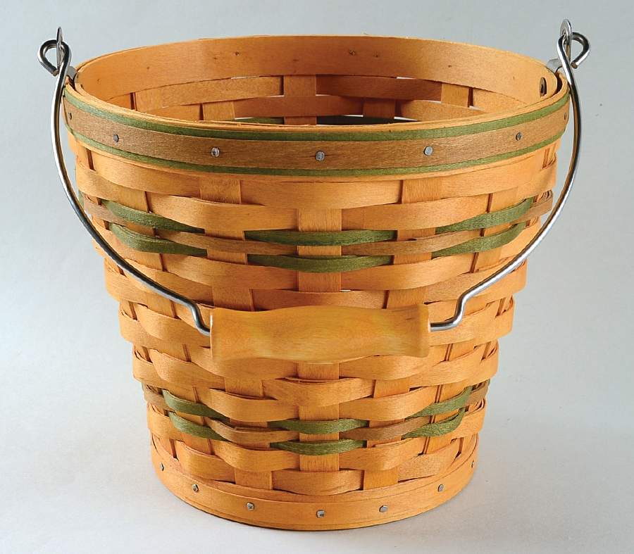 Baskets Sage Accent Autumn Pail Basket by Longaberger-1