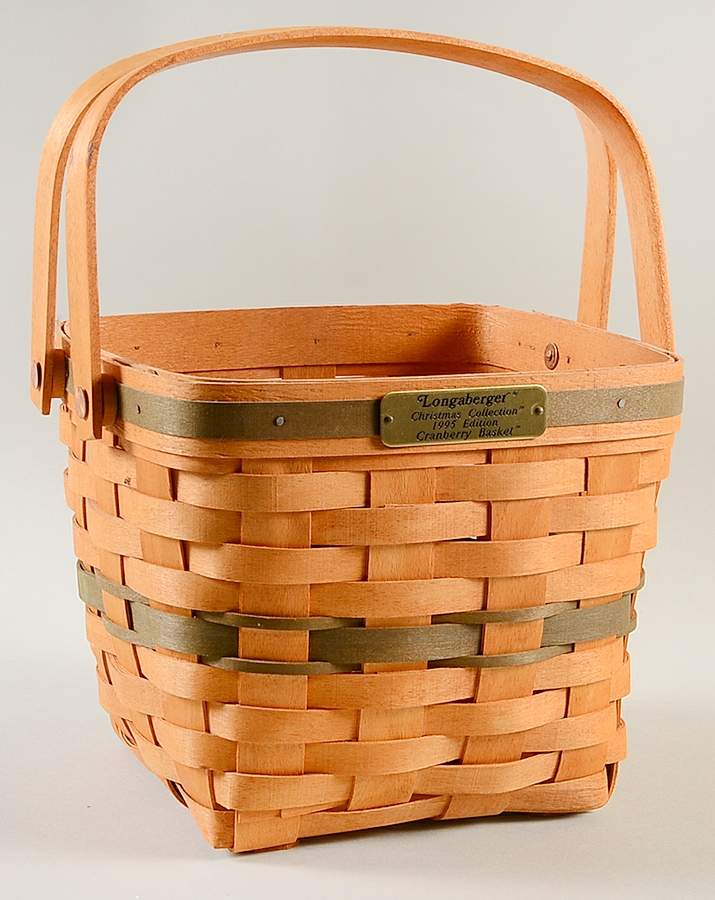 Baskets Green Cranberry Basket by Longaberger-1