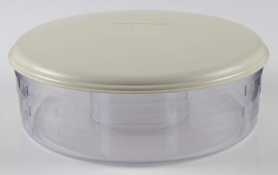 Baskets Divided Protector & Lid for Round Serving Basket by Longaberger-1