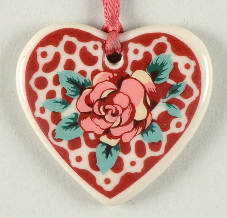 Baskets Sweet Sentiments Heart Basket Charm Tie-On by Longaberger-1