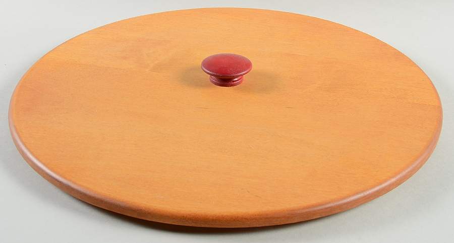 Baskets Red Knob Lid for Sleigh Bell Basket by Longaberger-1