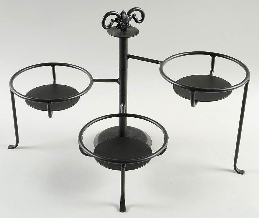 Baskets 3 Tier Metal Swivel Stand by Longaberger-1