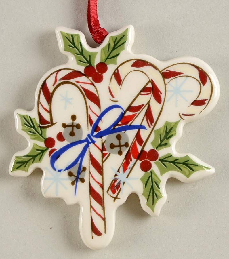 Baskets Candy Canes Basket Charm Tie-On by Longaberger-1