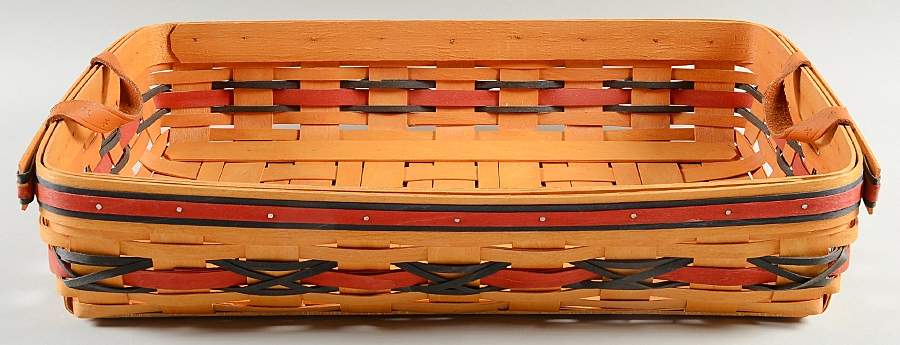 Baskets Star Spangled Serving Tray Basket by Longaberger-1