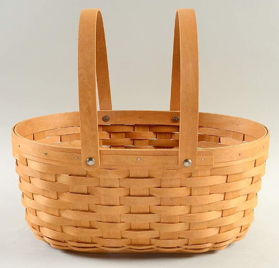 Baskets Oval Market Basket by Longaberger-1