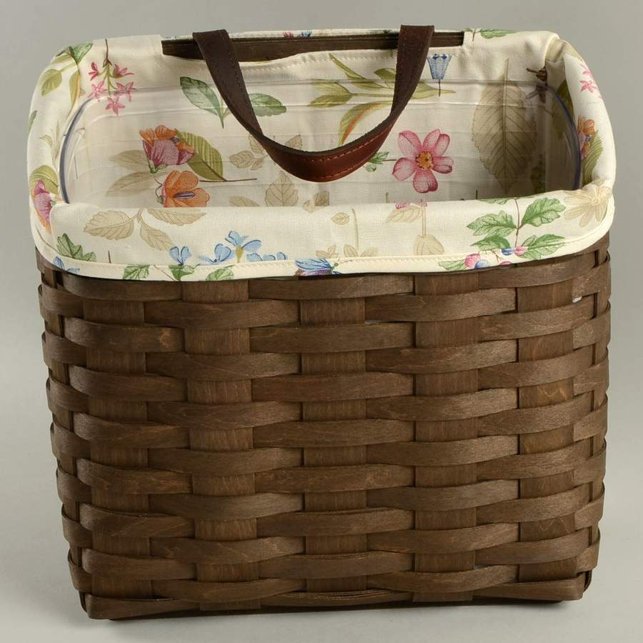 Baskets Medium Wall Pocket Basket & Liner w/Protector by Longaberger-1