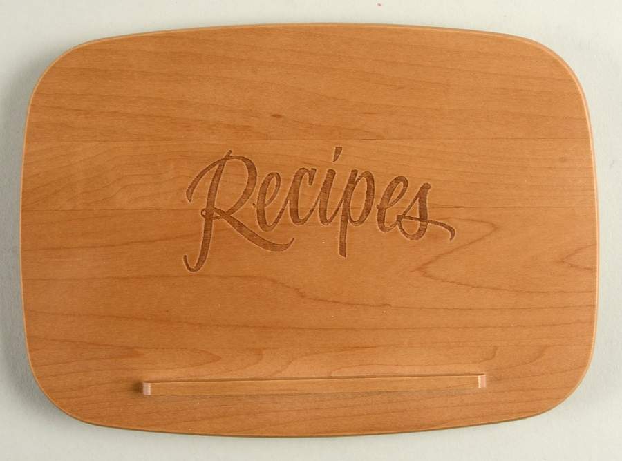 Baskets Engraved Lid for Large Recipe Basket by Longaberger-1