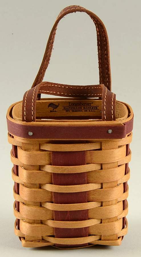 Baskets Red Little Shopper Basket by Longaberger-1